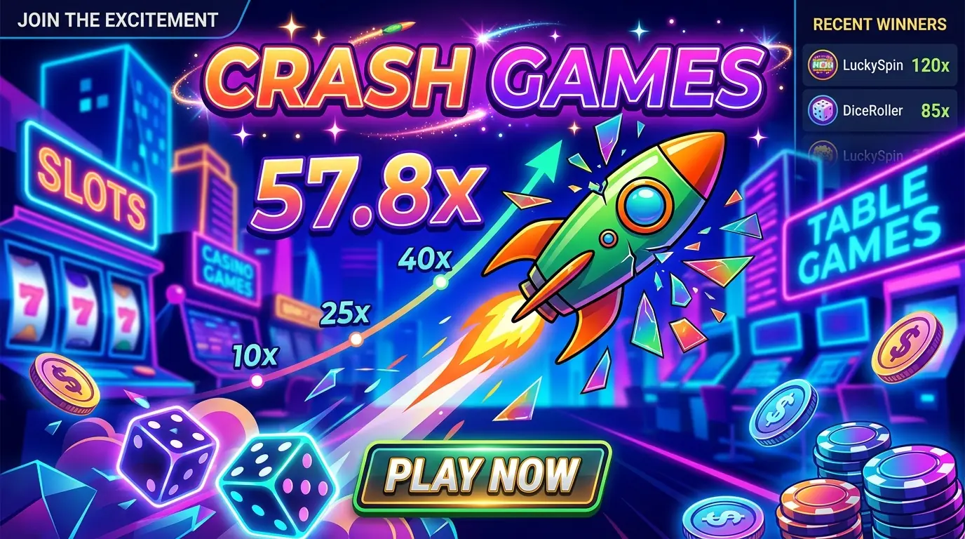 Spil crashspil hos Golden star casino
